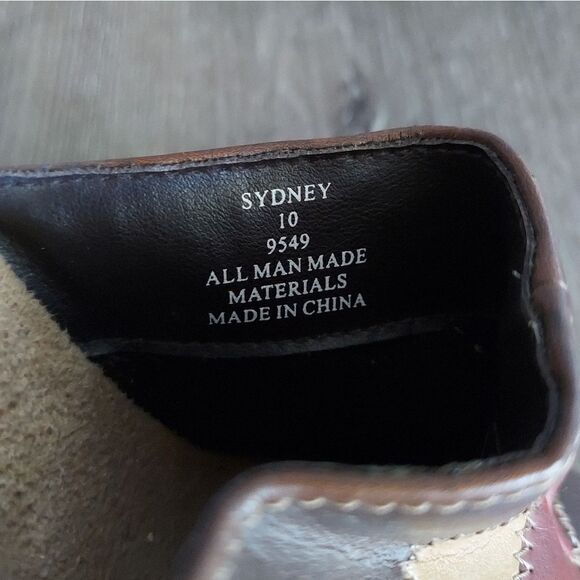 Vintage 90s Fashion Bug Patchwork Stud Mules Clogs Size 10 - Picture 9 of 11